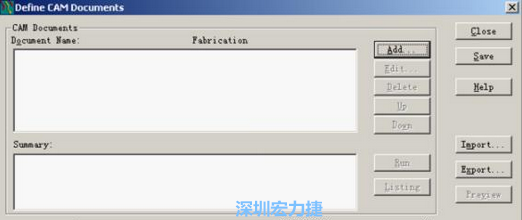 至此文件也已分析完及做了相應的優化和調整,接著可以按Alt+F、C打開CAM輸出窗口。