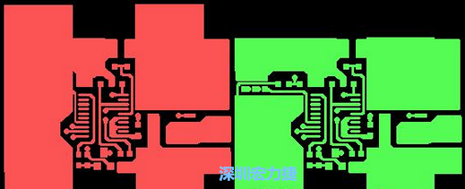 此操作可使文件中大部分的焊盤輸出后仍為焊盤，不會成為線性焊盤，并且不會產生像下圖一樣的短路情況